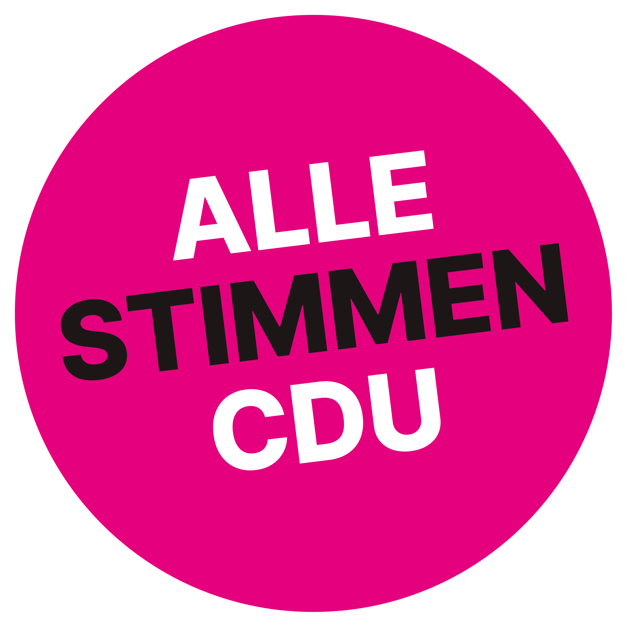 Alle Stimmen CDU